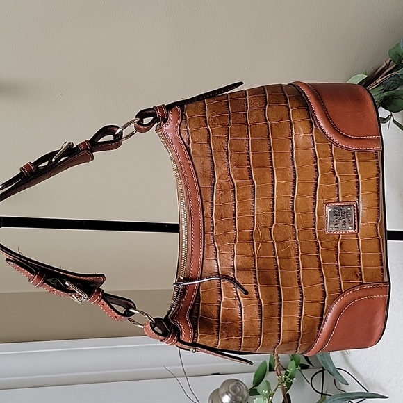Dooney & Bourke Handbags - Dooney & Bourke Croc Shoulder Bag